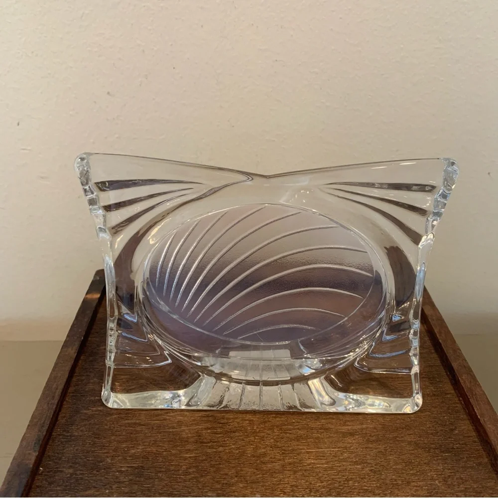 VTG Mikasa Essence Crystal Glass Picture Frame.